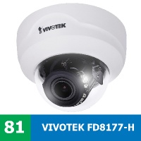 Denní a noční test IP kamery VIVOTEK FD8177-H - 4MPx, WDR Pro, úhly záběru 33° až 105°