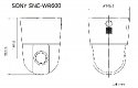 SONY SNC-WR600 rozměry