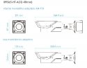 Venkovní IP kamera VIVOTEK IB9365-HT-A 12-40 mm rozměry