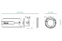 VIVOTEK IP9165-LPC 9 - 50 mm rozměry