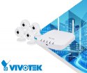 Vnitřní bezdrátový kamerový systém VIVOTEK 4x IP8160-W + ND8312W